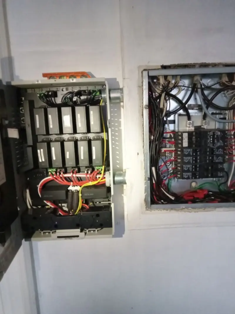 Electrical panel upgrade completed for Landscape Lighting Installation in Timnath